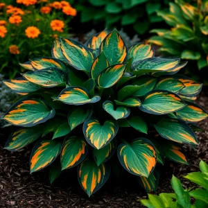 Хоста Бархатный Полог купить по цене от 560р. в интернет-магазине «Посадика» с доставкой почтой в в Вихоревкае и по всей России – [изображение №1].